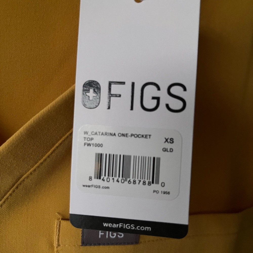 Figs Women's Catarina in Light Gold - Picture 4 of 5